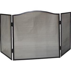 Photo GCH1100 : Black metal folding fire screen