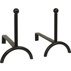 Photo GCH112S : Wrought iron andirons
