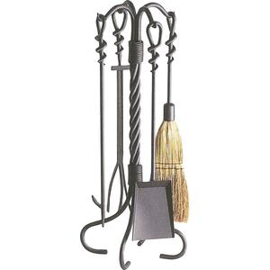 Photo GCH137S : Set of 4 fireplace tools