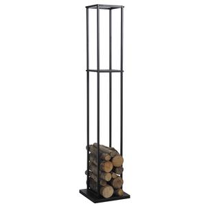 Photo GCH2150 : Black metal log holder