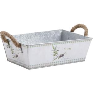 Photo GCO2760 : Rectangular zinc basket