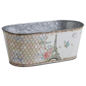 Photo GCO3150 : Oval galvanized metal basket