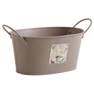 Photo GCO3310 : Lacquered metal basket Café crème