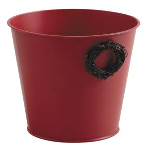 Photo GCP2000 : Round red lacquered metal pot cover