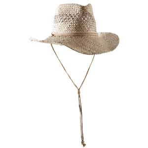 Photo JCH1590 : Natural rush man hat with rope