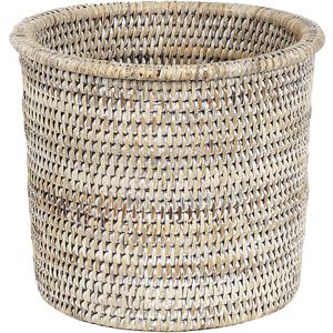Photo JCP261S : White washed rattan pot covers