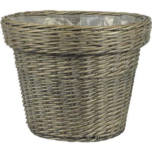 Photo JCP2671P : Grey wash willow pot cover