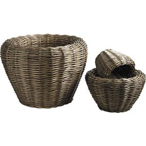Photo JCP295S : Silver grey willow pot covers