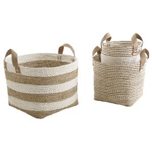 Photo JCP371S : Cache-pots ronds en corde et nylon