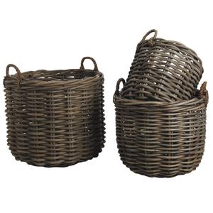 Photo JCP378S : Grey pulut rattan flower pot covers