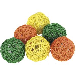 Photo JFS197S : Lot of 6 rattan balls