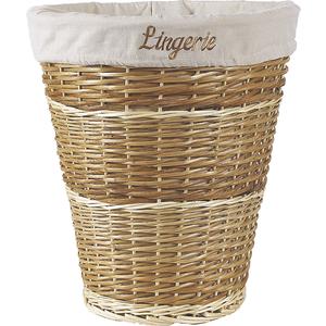 Photo KLI2160C : Split willow and white willow laundry basket