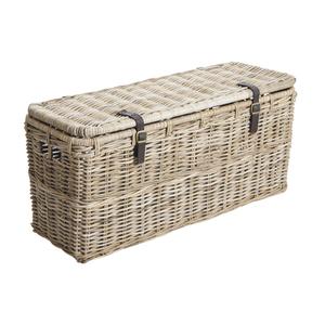 Photo KMA202S : Grey pulut rattan end of bed storage chests