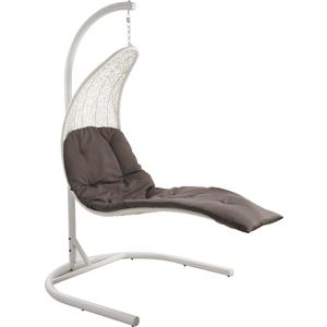 Photo MBA1140C : Synthetic resin swing chair with steel leg