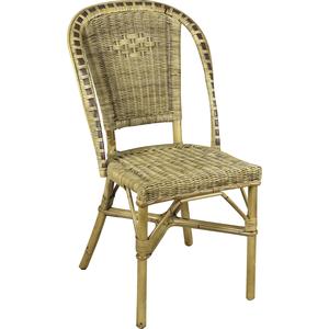 Photo MCH1200 : Manau and rattan core dining chair