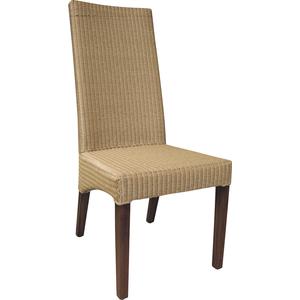 Photo MCH1280 : Loom and teak dining chair