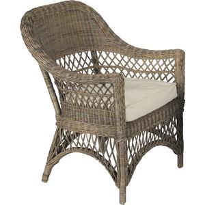 Photo MFA1990C : Grey rattan armchair