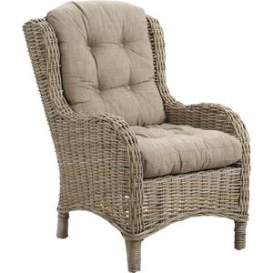 Photo MFA2340C : Grey pulut rattan armchair