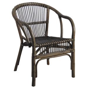 Photo MFA2800 : Grey rattan armchair