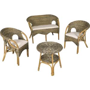 Photo MSA125SC : Rattan lounge set Mandolino