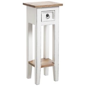 Photo MTN1130 : Table en bois d'acajou naturel et blanc