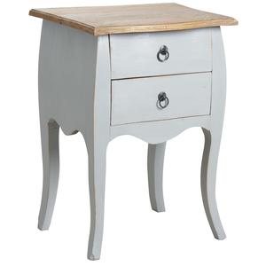 Photo MTN1170 : Grey mahogany nightstand