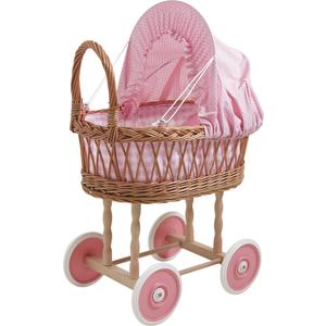 Photo NBE1240C : Buff willow decorative baby pram