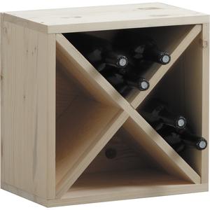 Photo NCA1230 : Spruce wood wine rack