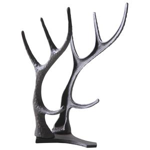 Photo NCA1300 : Cast iron antler wine rack