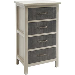 Photo NCM2110 : Pinewood and medium chest with 4 drawers