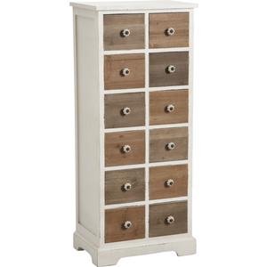 Photo NCM2520 : Commode 12 tiroirs en pin