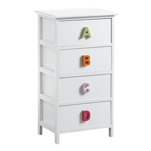 Photo NCM2840 : Chest of 4 drawers with letters