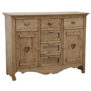 Photo NCM2900V : Spruce wood sideboard