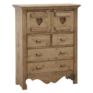 Photo NCM2920 : Spruce wood chest of drawers