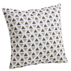 Photo NCO2080 : Housse de coussin triangles en coton