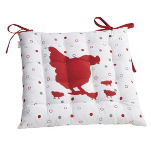 Photo NCO2130 : Seat cushion Red chicken