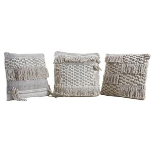 Photo NCO2240 : Cotton cushion with fringe