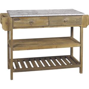 Photo NCS1040 : Wood and zinc table