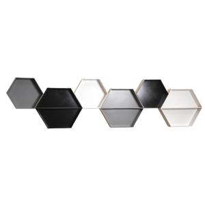 Photo NEM128S : Etagères hexagonales en bois