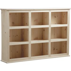 Photo NET2030 : Raw wood shelf 9 boxes
