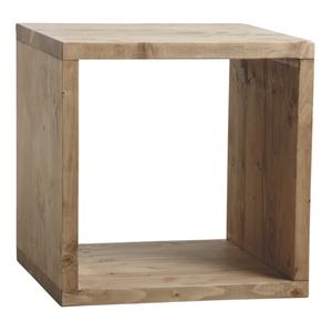 Photo NET2121 : Waxed spruce wood cabinet 1 shelf