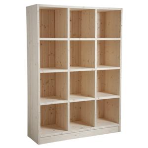 Photo NET2170 : Spruce wood cabinet 12 boxes
