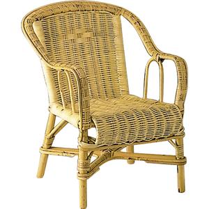 Photo NFE1150 : Rattan children's armchair