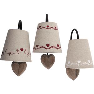 Photo NLA1470 : Lampe murale motifs coeurs