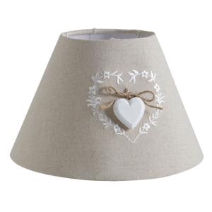 Photo NLA1740 : Cotton lampshade with heart