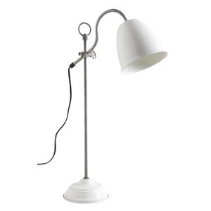 Photo NLA1860-1 : Ivory lacquered metal desk lamp