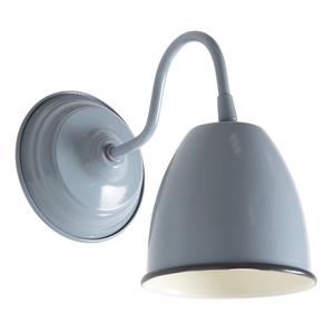 Photo NLA1870-2 : Blue lacquered metal wall lamp