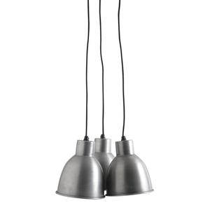 Photo NLA1980 : Suspension 3 lampes en zinc antique