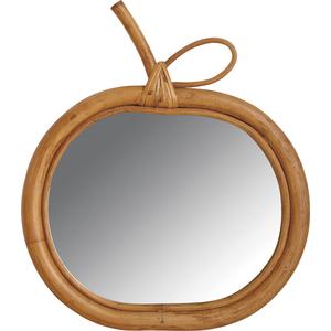 Photo NMI1010V : Miroir en rotin