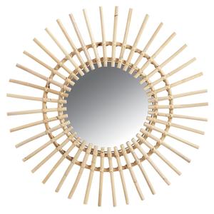 Photo NMI1410V : Rattan sun mirror